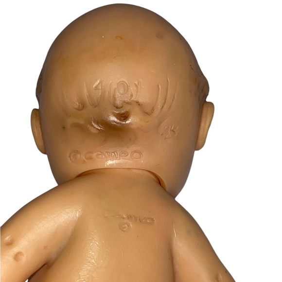 Kewpie Doll Non-Jointed w/ Moving Head Vintage Vinyl Cameo 7" c1960's - Picture 3 of 10